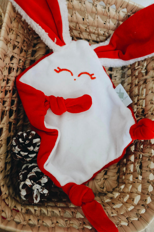 PROTOTYPE - Doudou Velours Mini Noeuds - Noël Moumoute