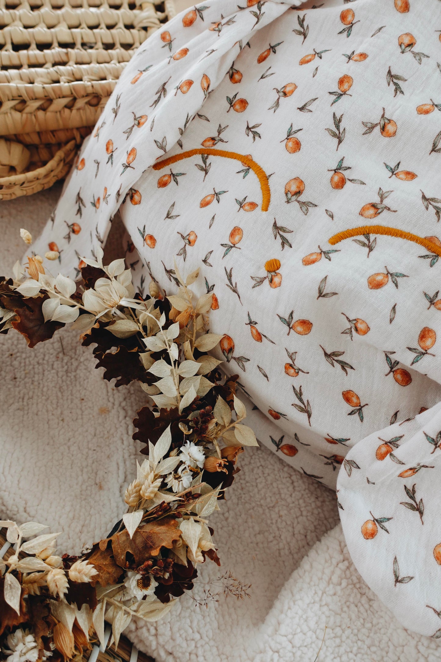 Petit Coussin Lange - Citrons