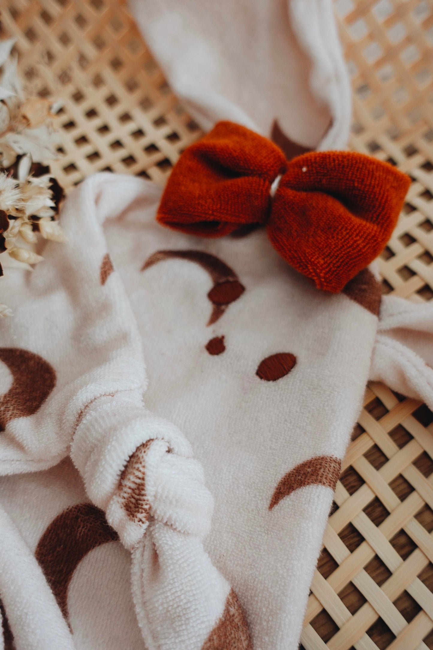Doudou Eponge Mini Noeuds - Camel Moon