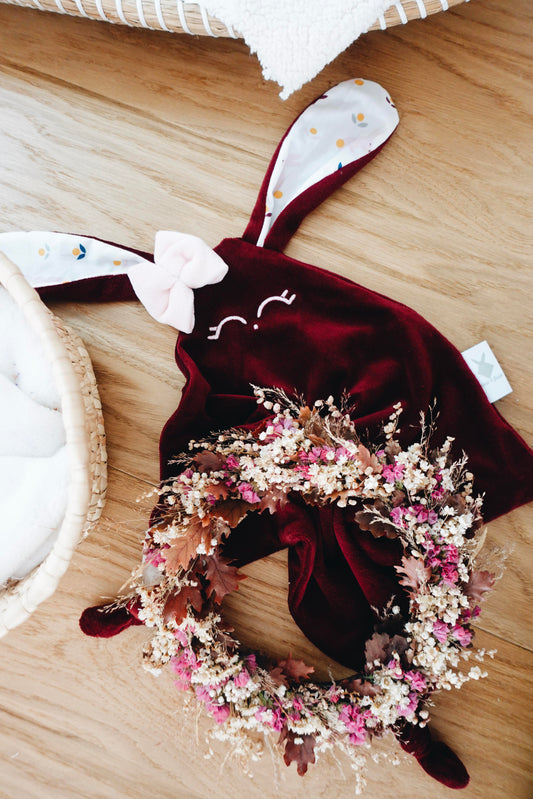 PROTOTYPE - Doudou Velours Classique Noeuds - Lapinous