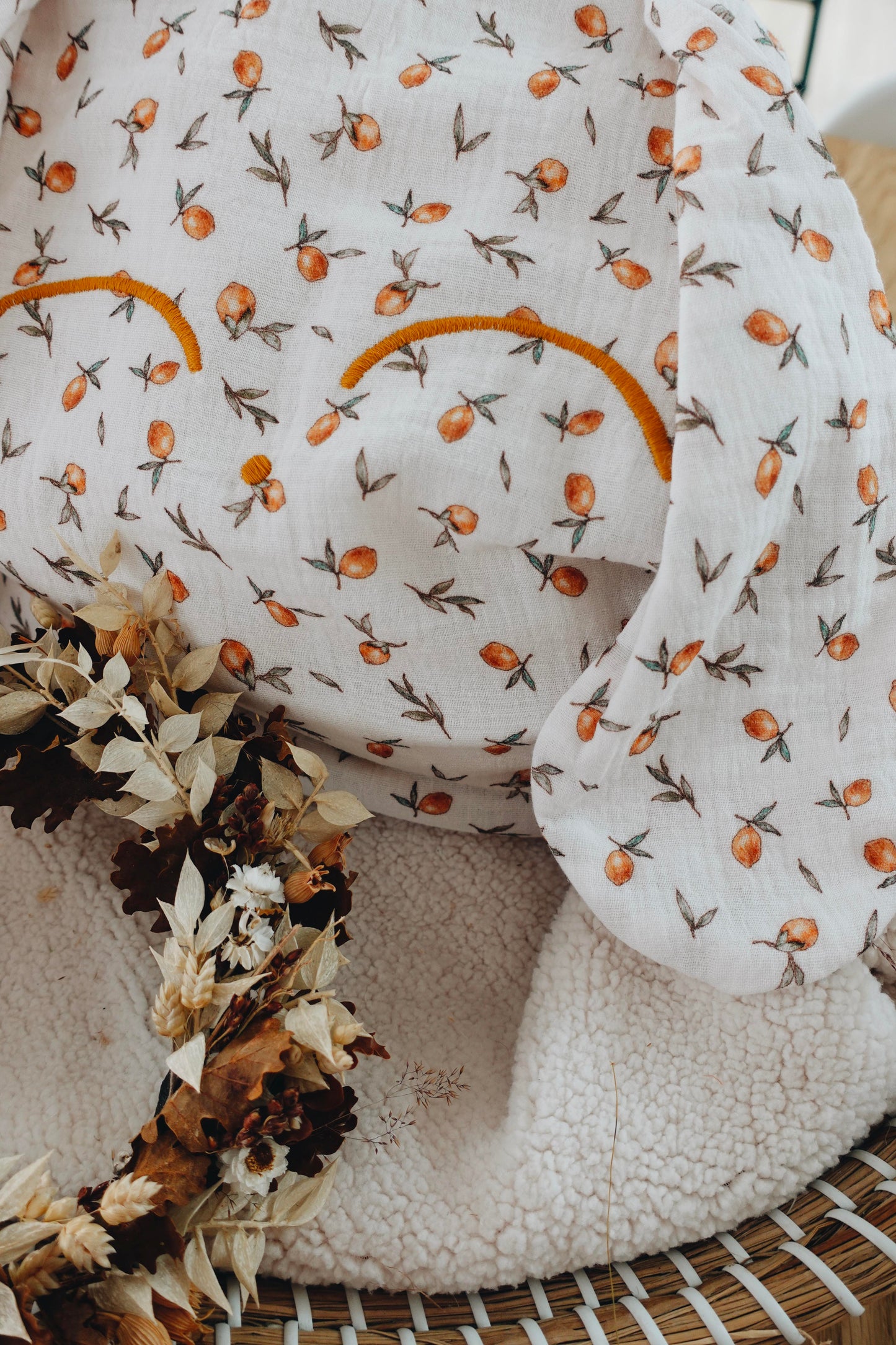 Petit Coussin Lange - Citrons