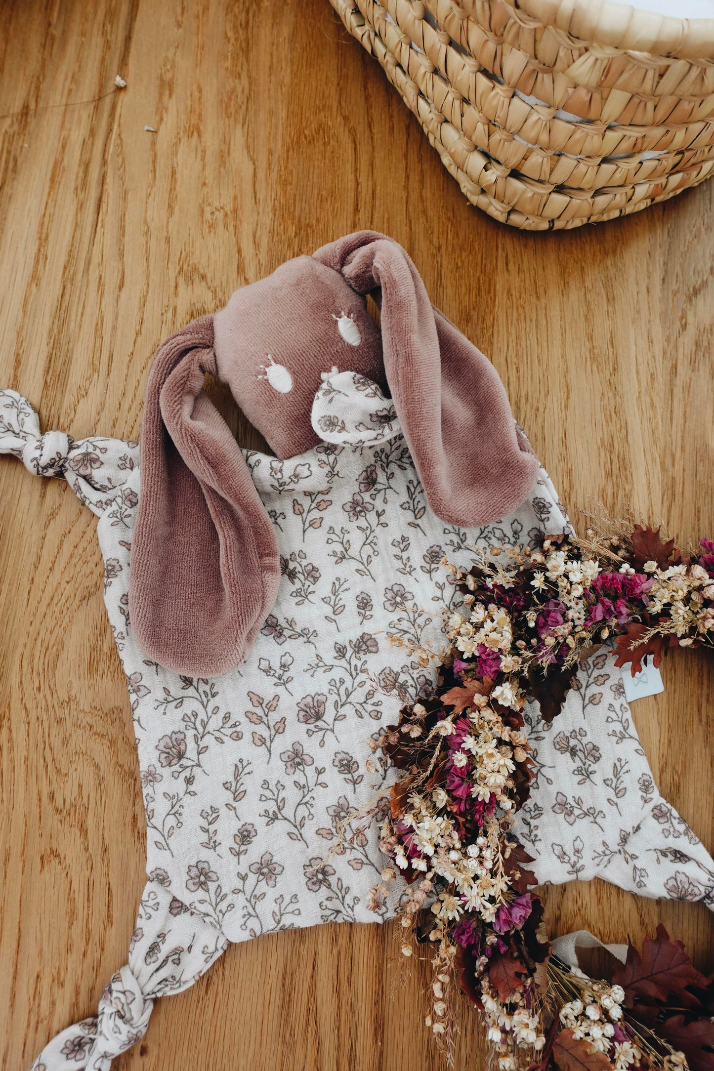 Doudou Mousseline Vintage Flowers