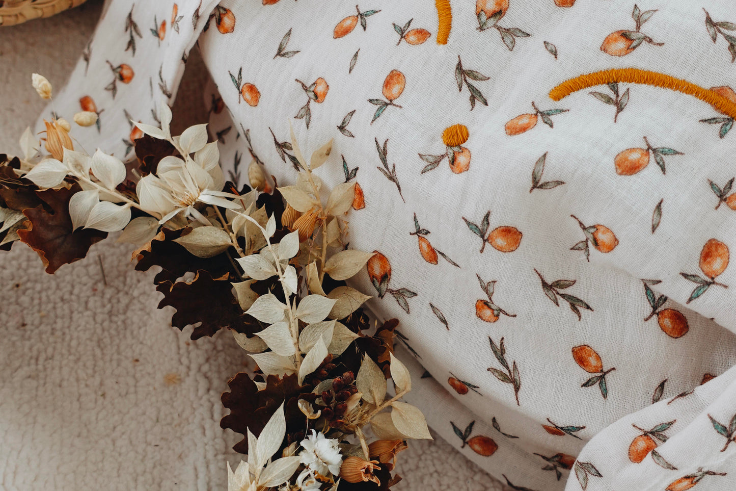 Petit Coussin Lange - Citrons