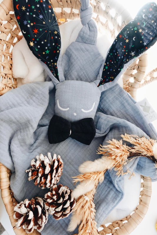 PROTOTYPE - Doudou Lange Câlin Noeuds - Helen's Starry Sky