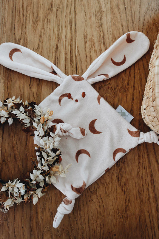 PROTOTYPE - Doudou Eponge Mini Noeuds - Camel Moon