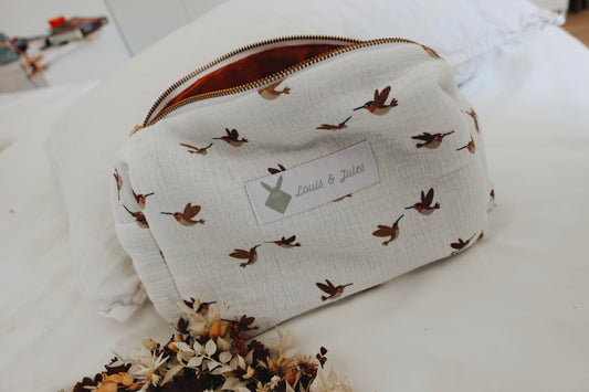 PROTOTYPE - Trousse de Toilette - Oiseaux - Mamans