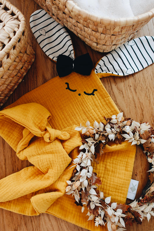 Doudou Lange Cocooning Noeuds - Changing Hearts