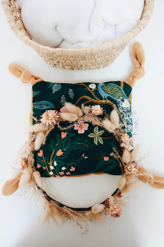 PROTOTYPE - Mini Bouillotte noyaux de cerise Eponge - Peacock