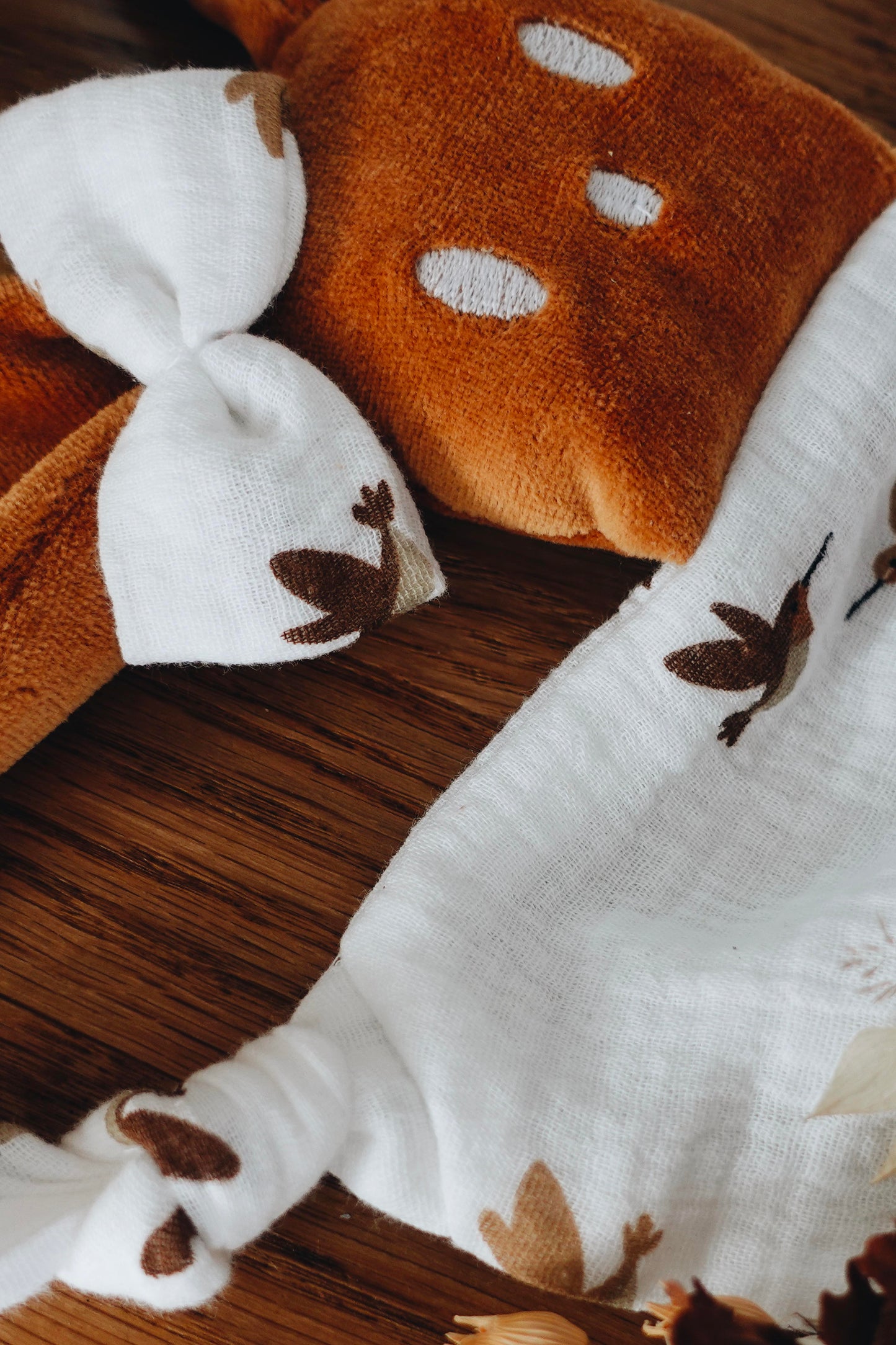 Doudou Mousseline Oiseaux