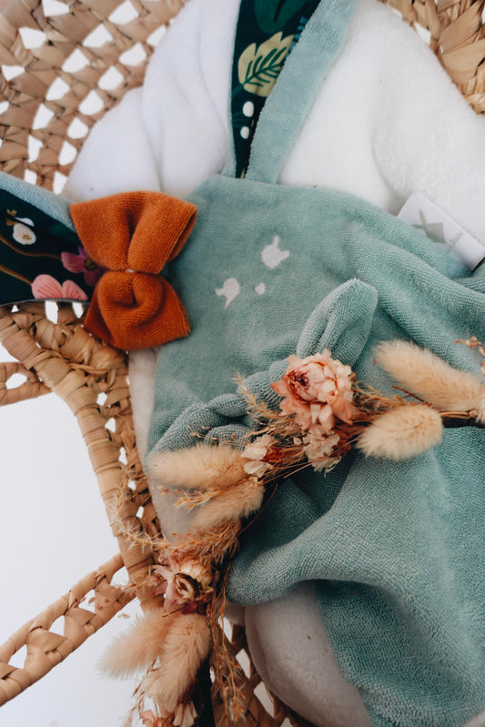 PROTOTYPE - Doudou Eponge Mini Noeuds - Peacock