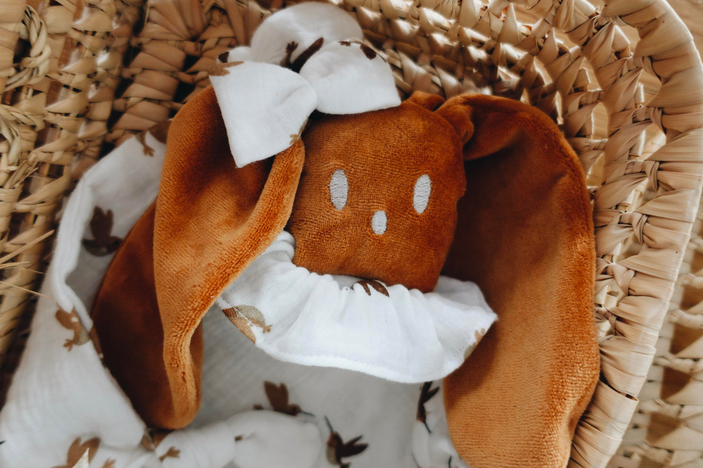 Doudou Mousseline Oiseaux