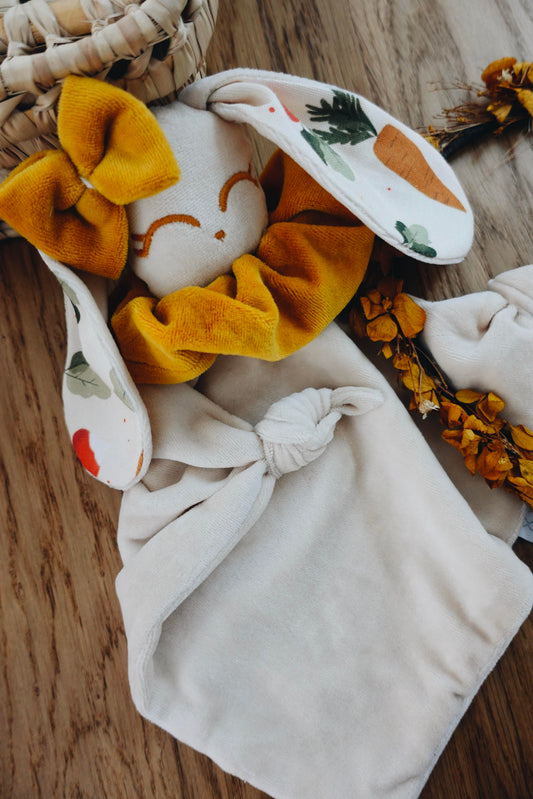 PROTOTYPE - Doudou Velours Gaufrette - Potager