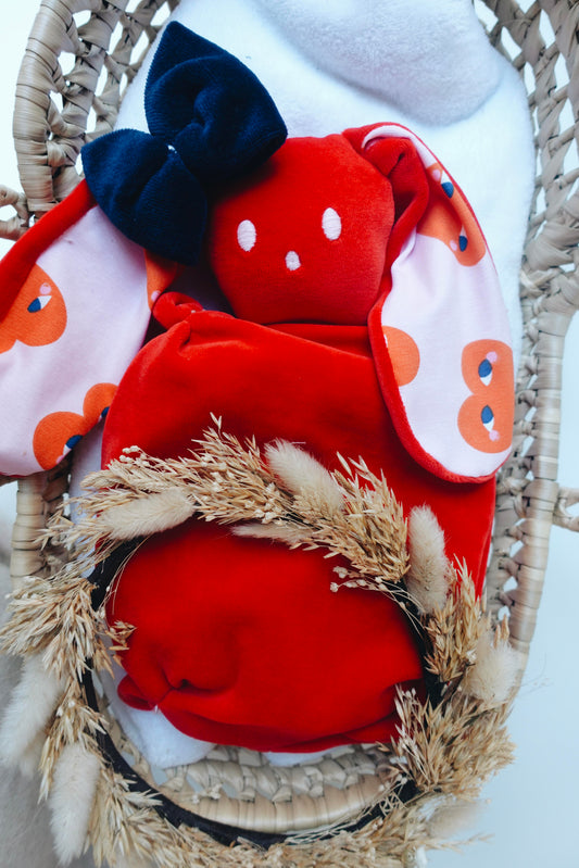 Bouillotte noyaux de cerise Velours - Lucette