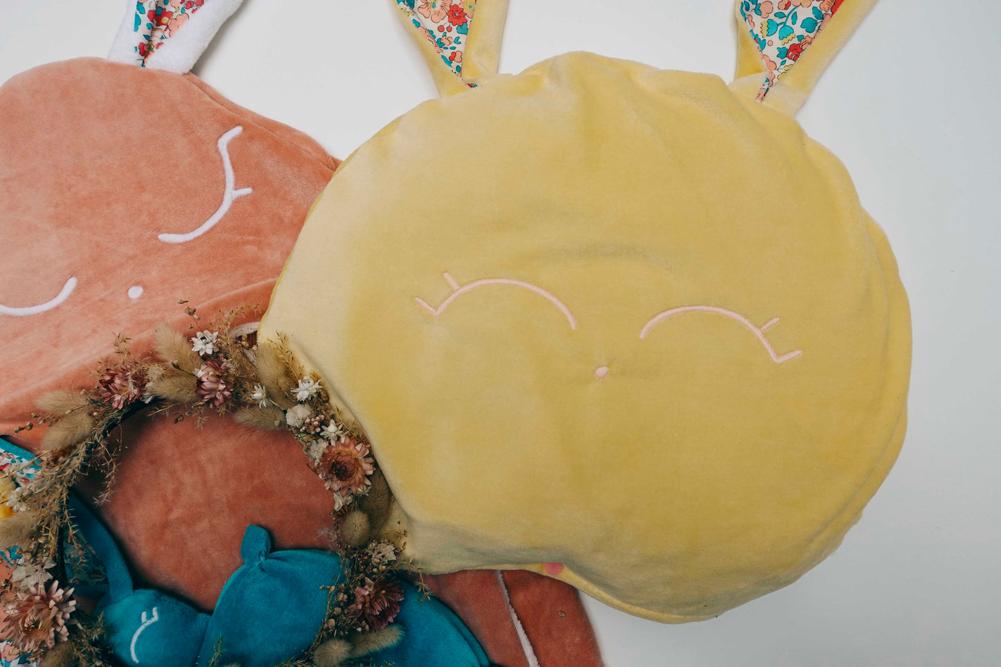 PROTOTYPE - Petit Coussin Velours - Betsy Rhubarbe