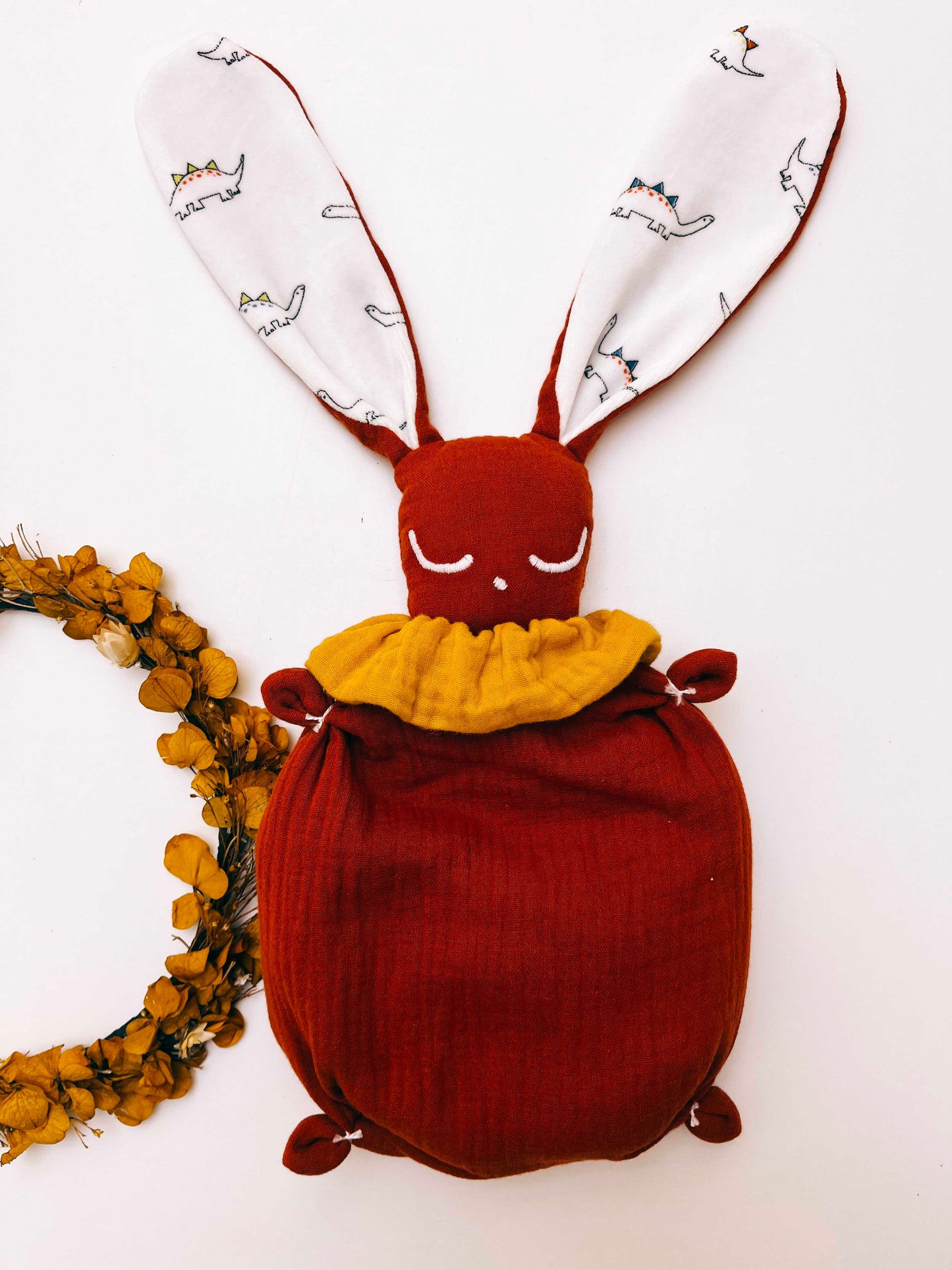 PROTOTYPE - Bouillotte noyaux de cerise Lange - Poppy Dino
