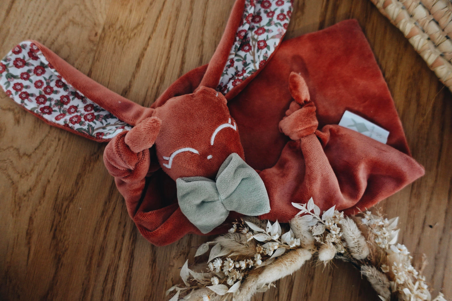 PROTOTYPE - Doudou Velours Gaufrette - Empress Brique