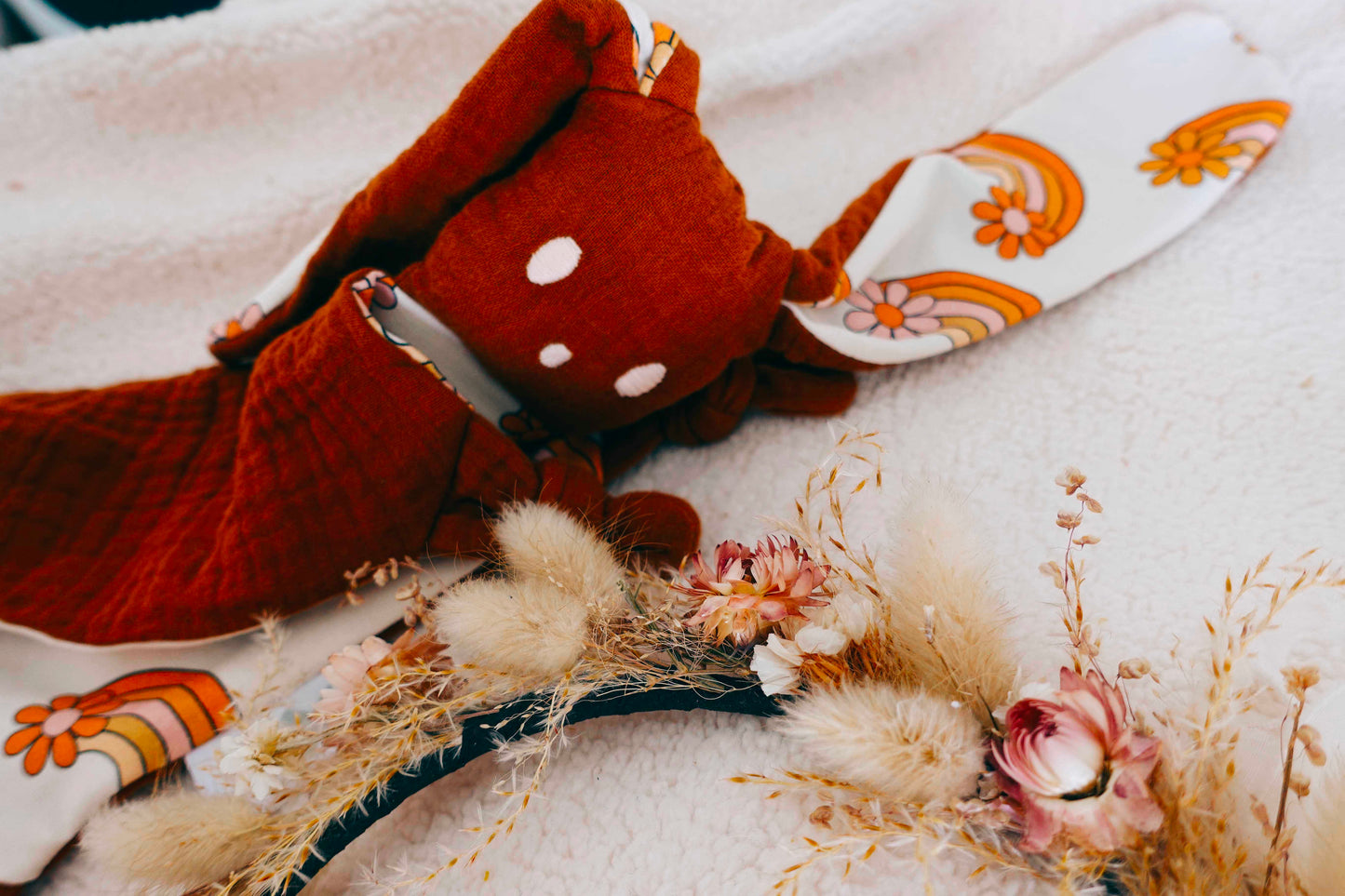 PROTOTYPE - Doudou Lange Chouchou – Flower Rainbow