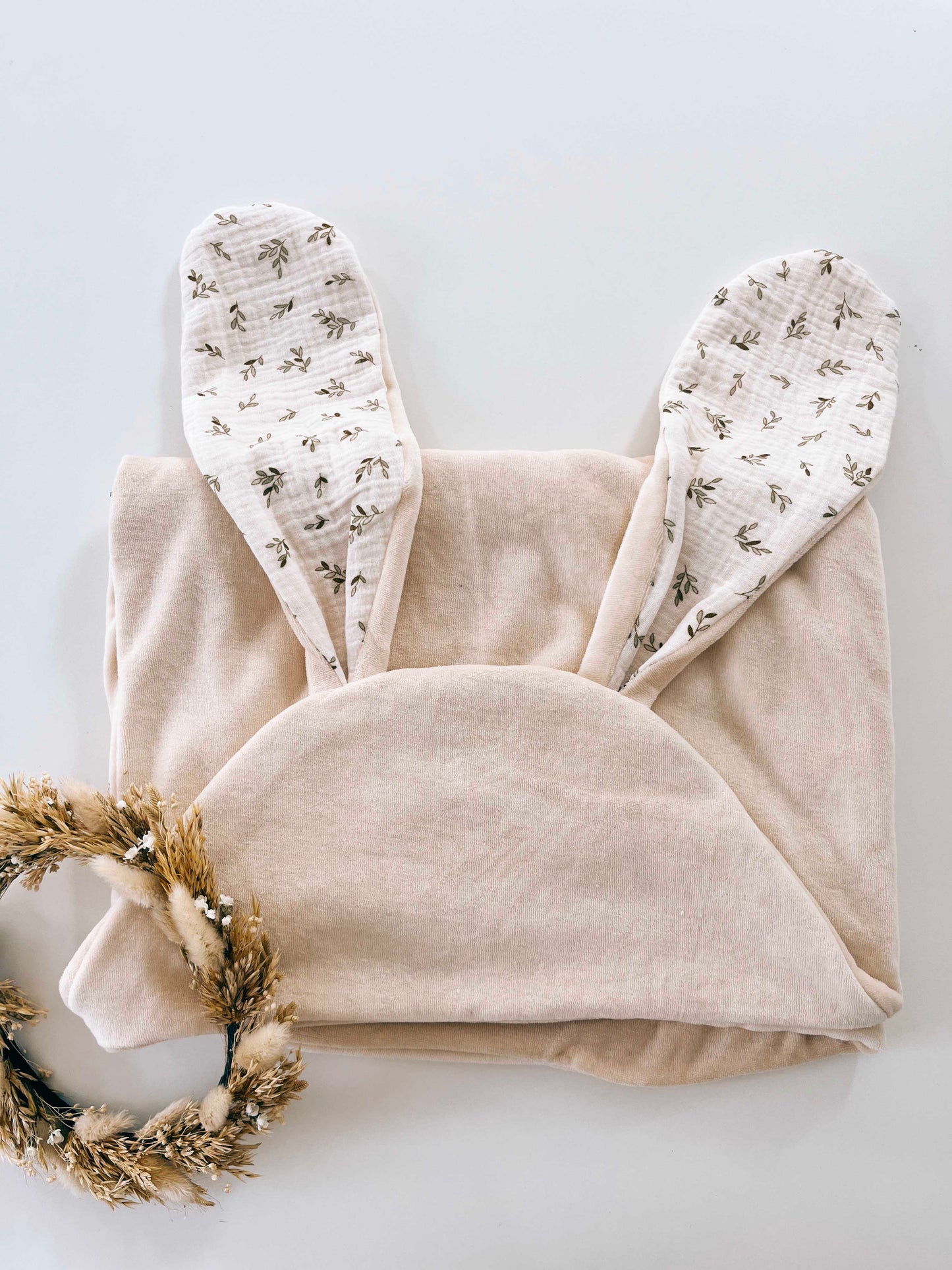 PROTOTYPE - Plaid d'Eté Velours - Petit Feuillage