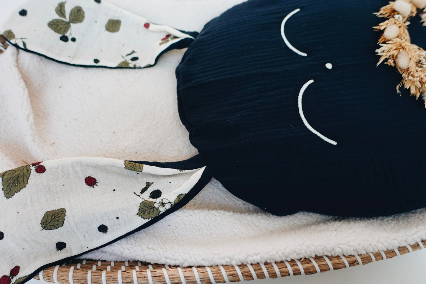 Petit Coussin Lange - Roses d'Automne