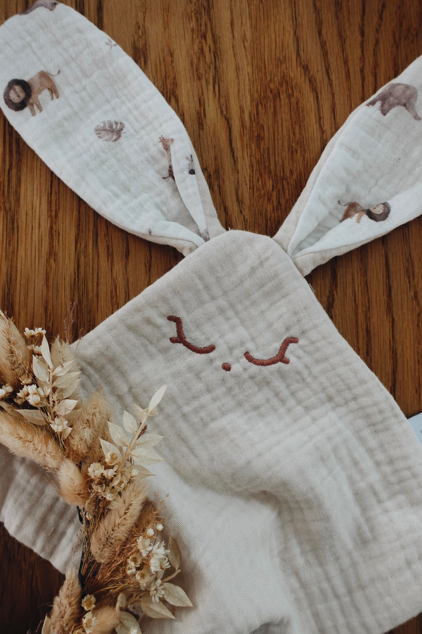 PROTOTYPE - Doudou Lange Mini Noeuds - Mini Safari