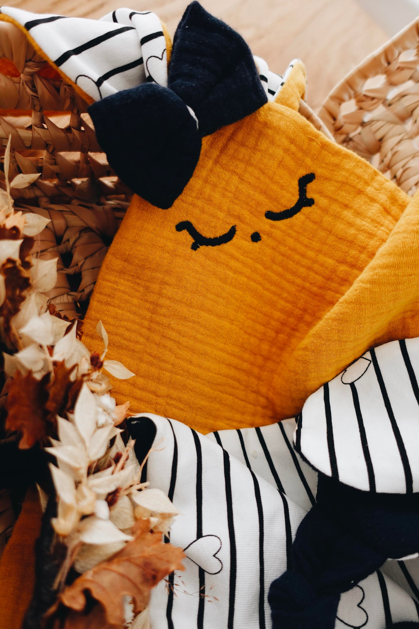 Doudou Lange Cocooning Noeuds - Changing Hearts