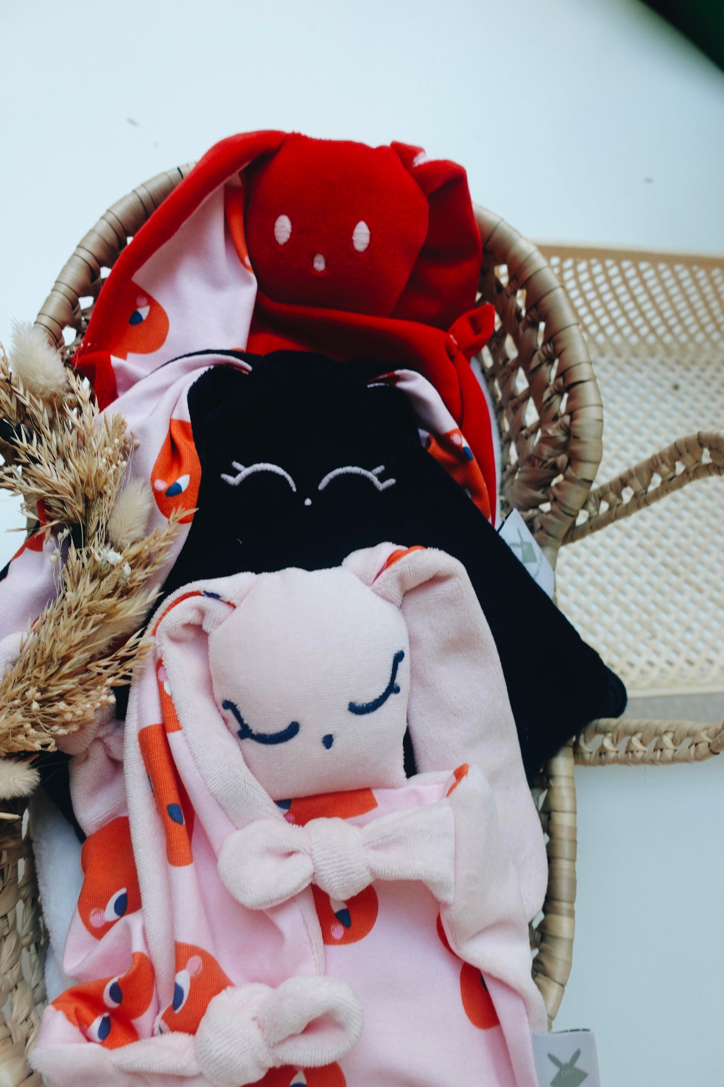 Doudou Velours Mini Noeuds - Lucette