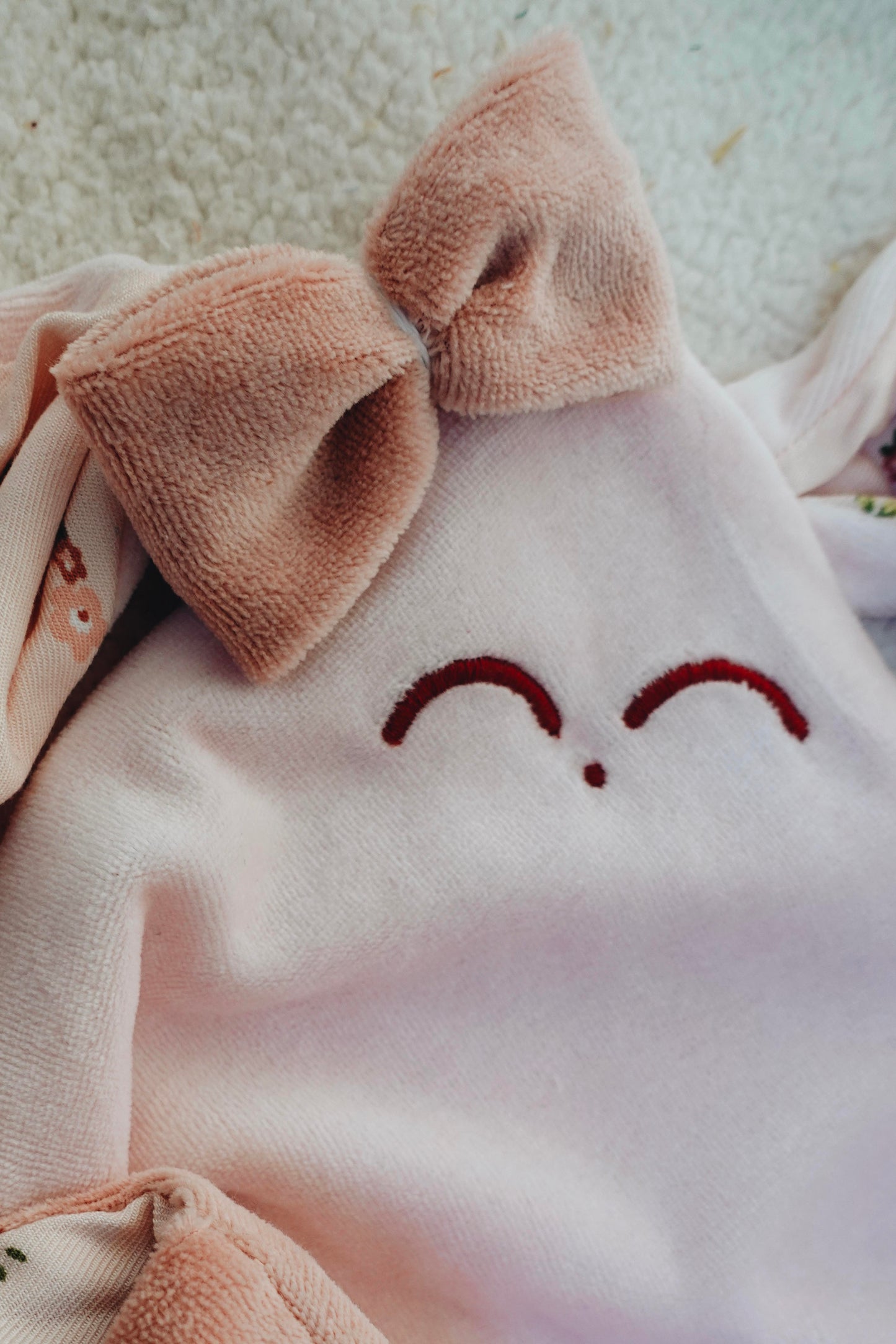 Doudou Velours Classique Noeuds - Poésie