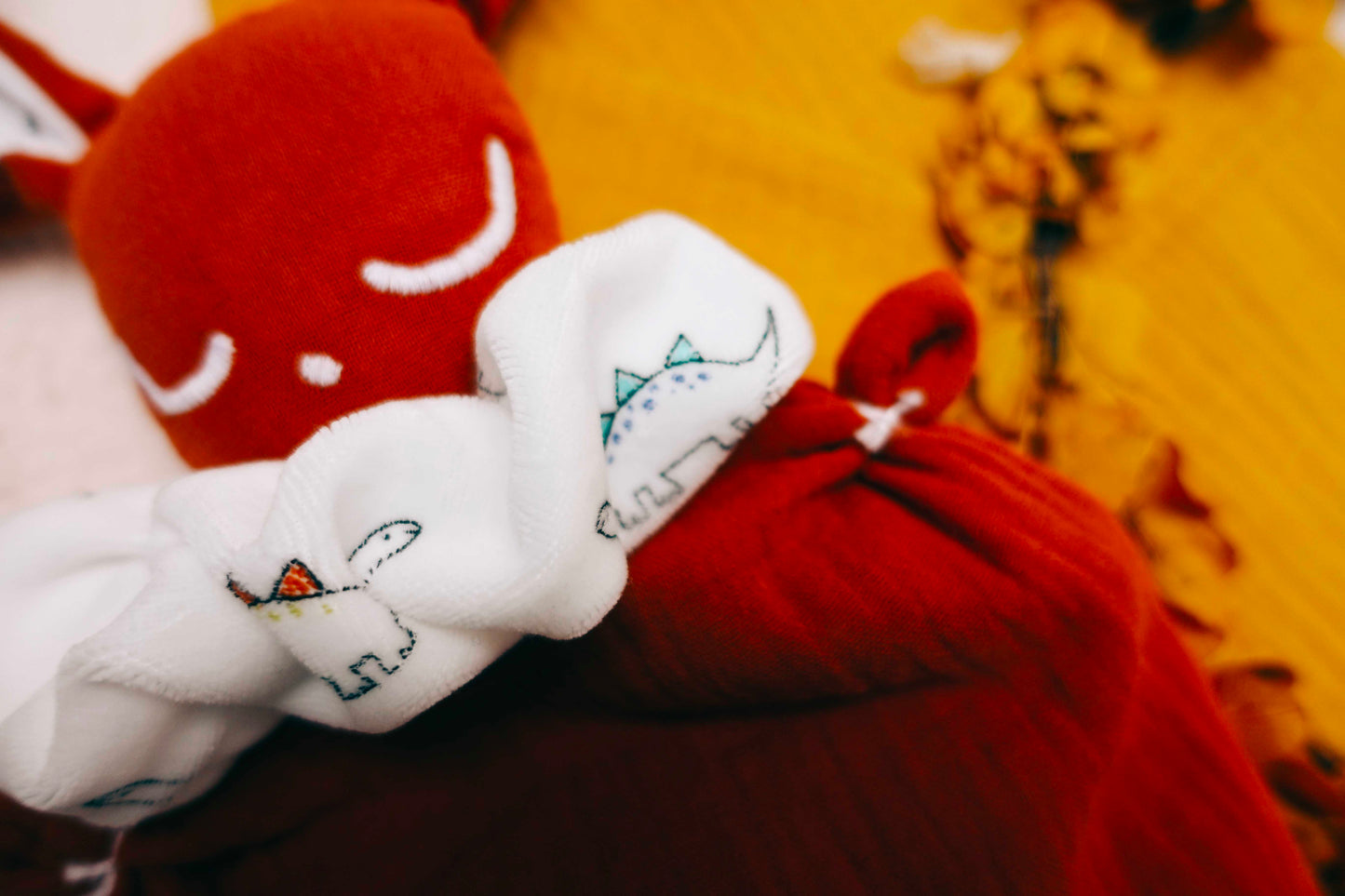 PROTOTYPE - Bouillotte noyaux de cerise Lange - Poppy Dino