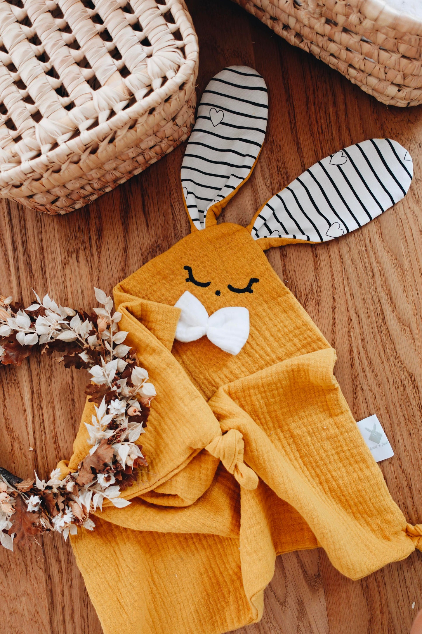 Doudou Lange Cocooning Noeuds - Changing Hearts