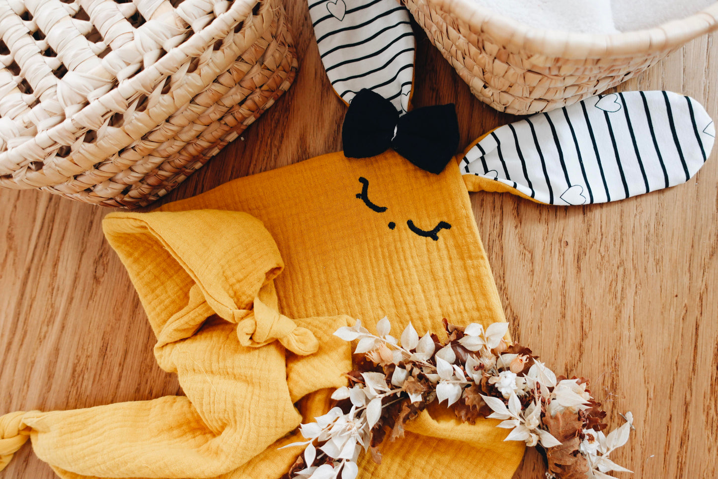 Doudou Lange Cocooning Noeuds - Changing Hearts