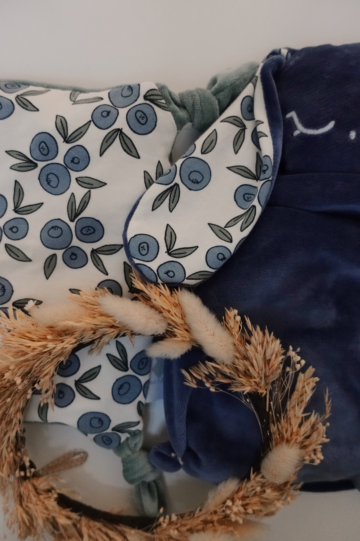 PROTOTYPE - Mini Bouillotte noyaux de cerise Velours - Blueberries