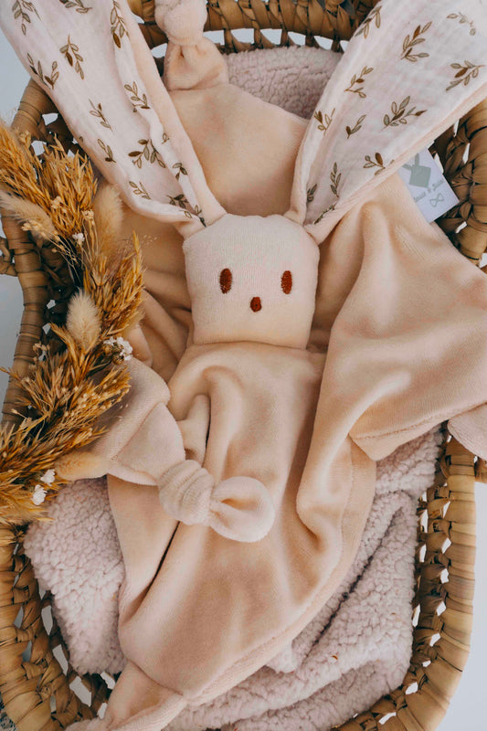 Doudou Velours Câlin Noeuds - Petit Feuillage