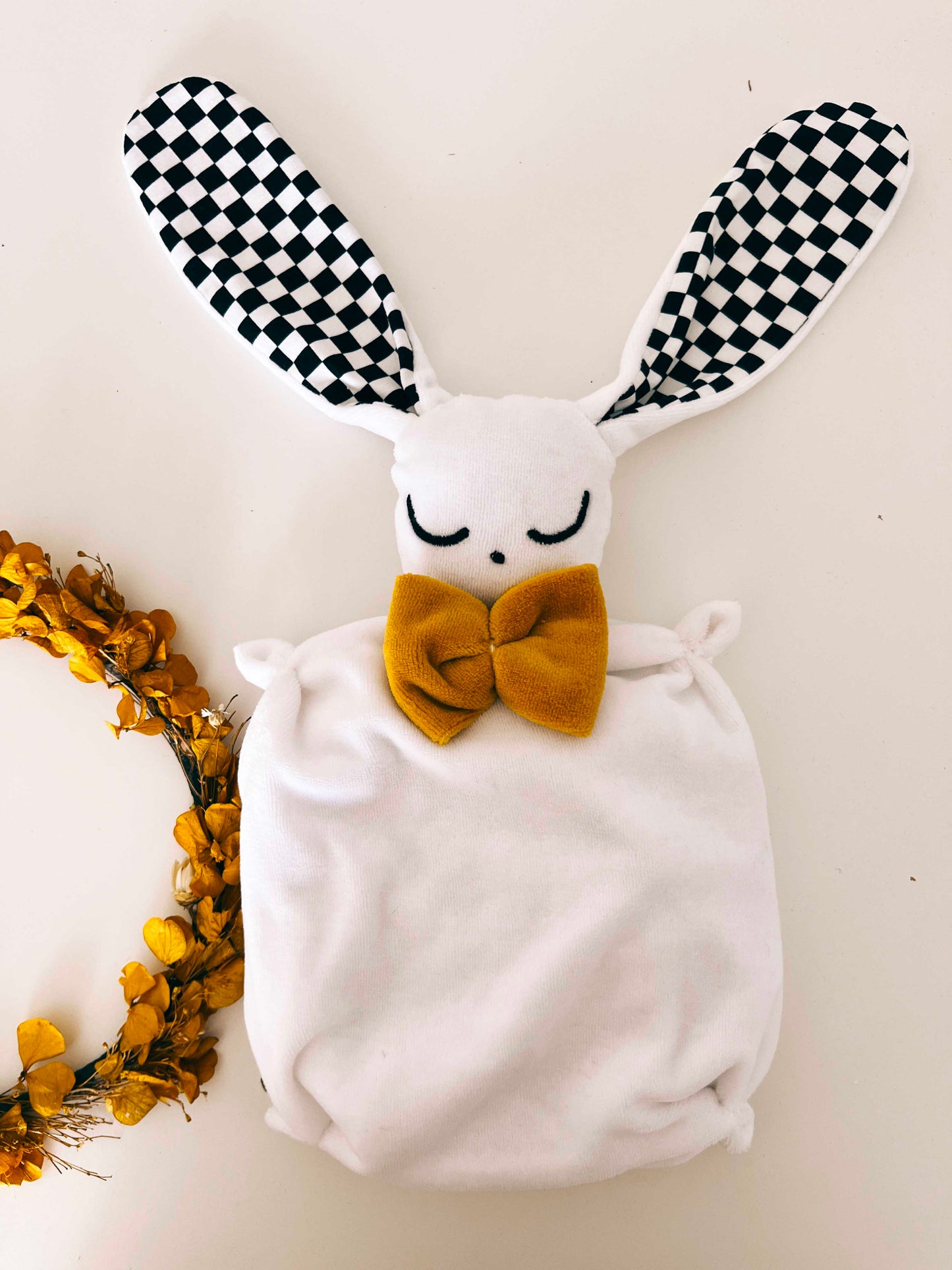 Bouillotte noyaux de cerise Velours - Chessboard