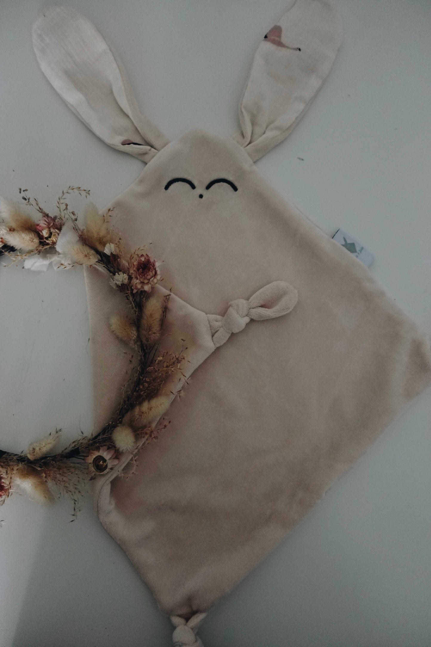 PROTOTYPE - Doudou Velours Classique Noeuds - Flamands Rose