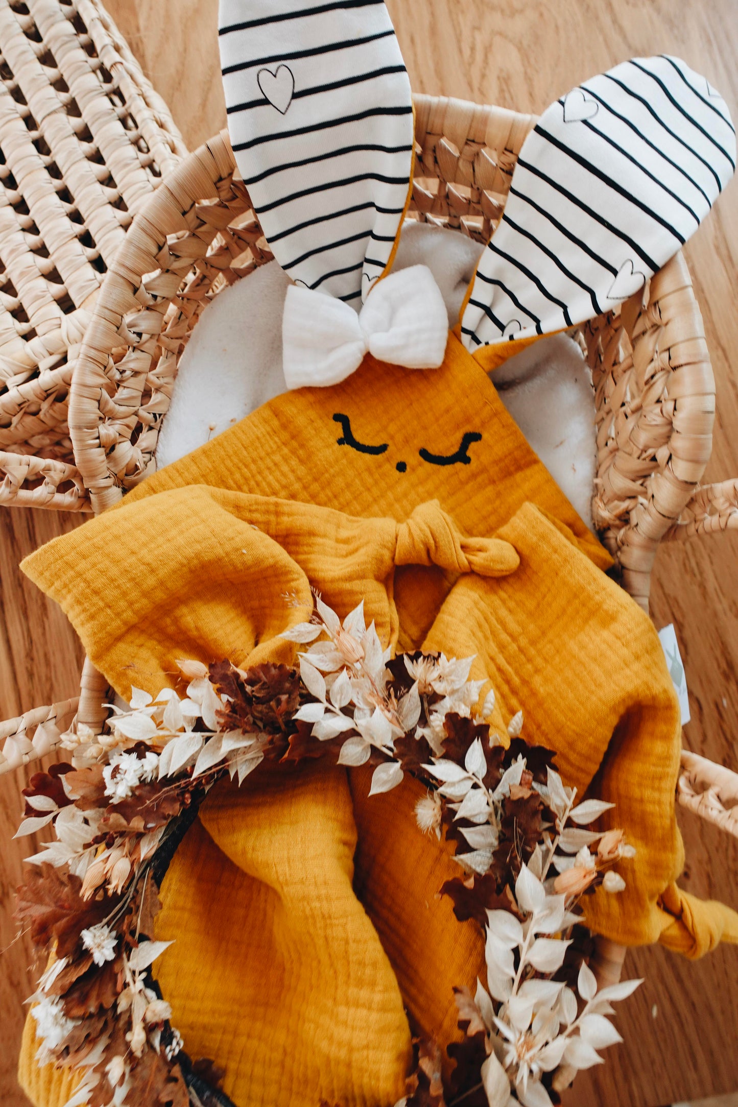 Doudou Lange Cocooning Noeuds - Changing Hearts