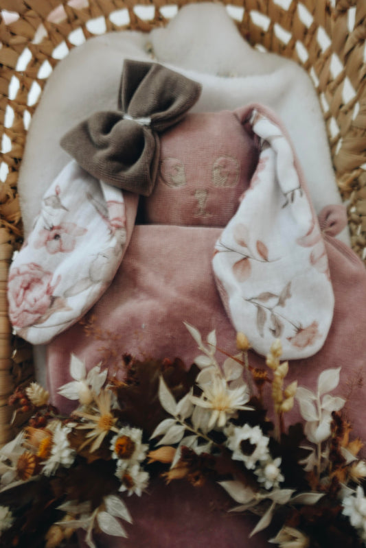 PROTOTYPE - Bouillotte noyaux de cerise Velours - Sweet Bunny