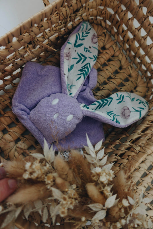 PROTOTYPE - Bébé Doudou Eponge - La Biche aux Pivoines