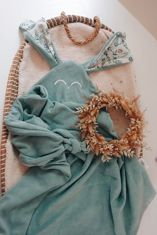 Couverture Eponge Noeuds 60x60cm - La Biche aux Pivoines