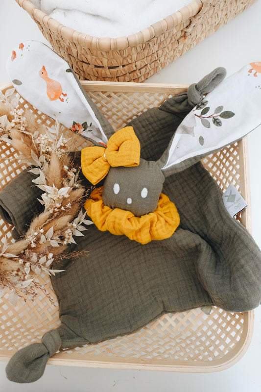 Doudou Lange Câlin Noeuds - Oies