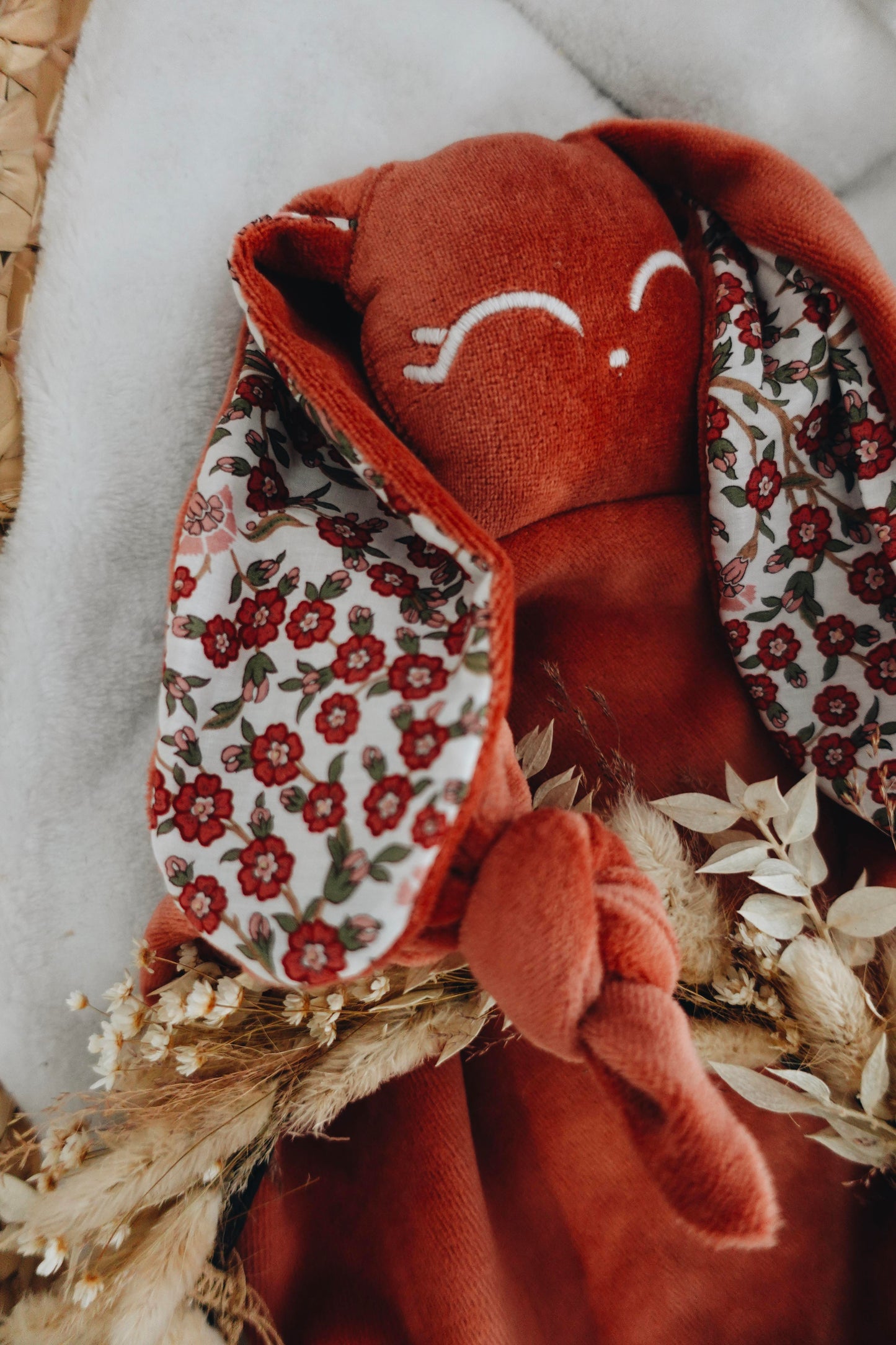 PROTOTYPE - Doudou Velours Gaufrette - Empress Brique