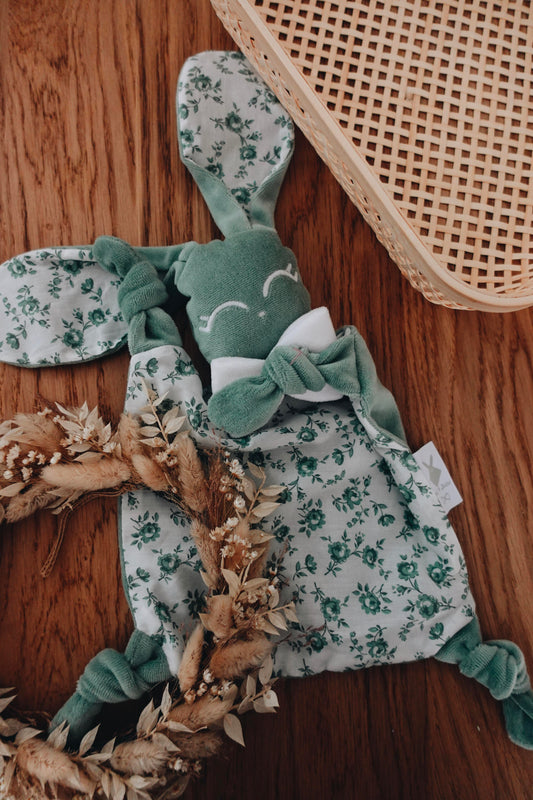 PROTOTYPE - Doudou Velours Chouchou - Roses d'Antan