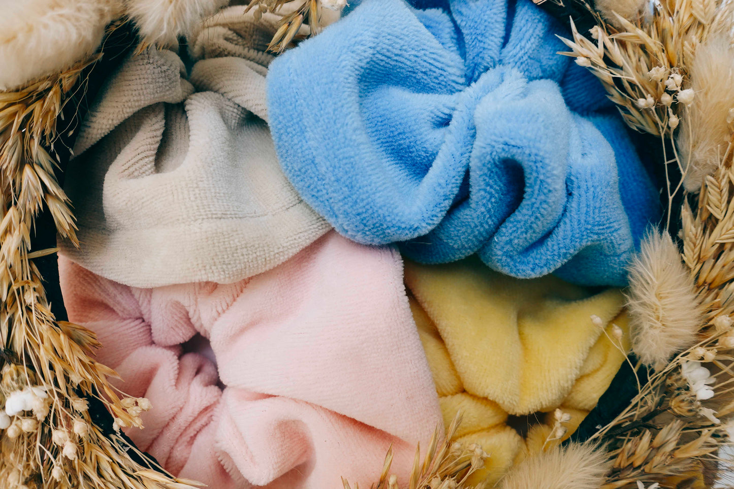 PROTOTYPE - Doudou Velours Chouchou – Color Block Pastel Chamallow