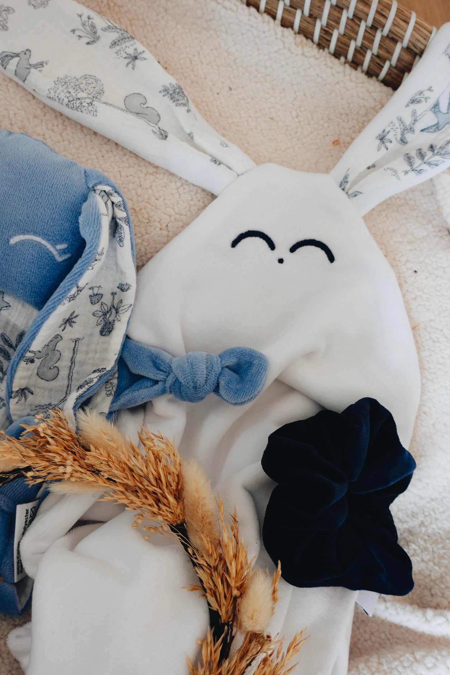 Doudou Velours Cocooning Noeuds - Forêt