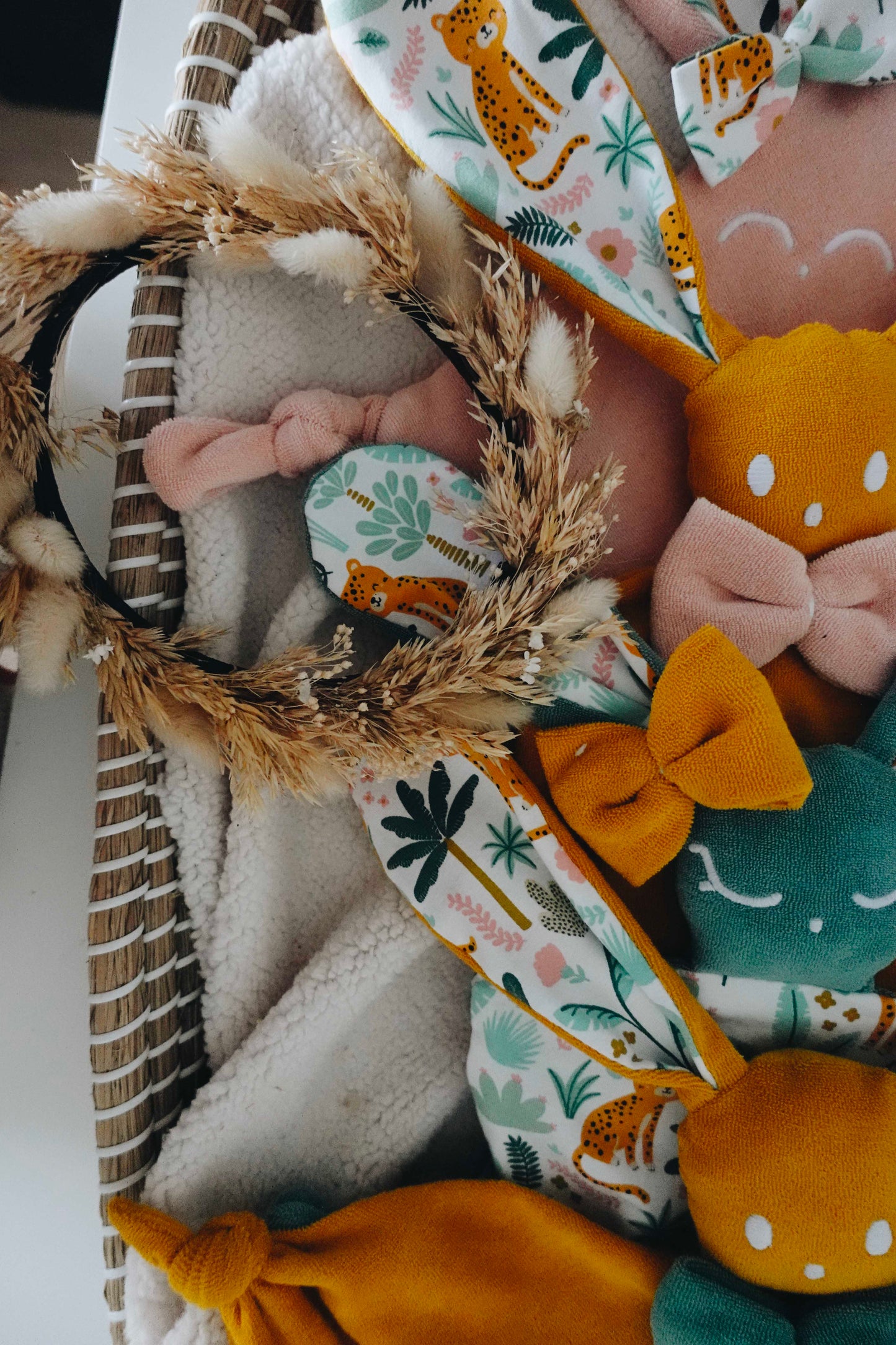 Doudou Eponge Gaufrette - Léopard