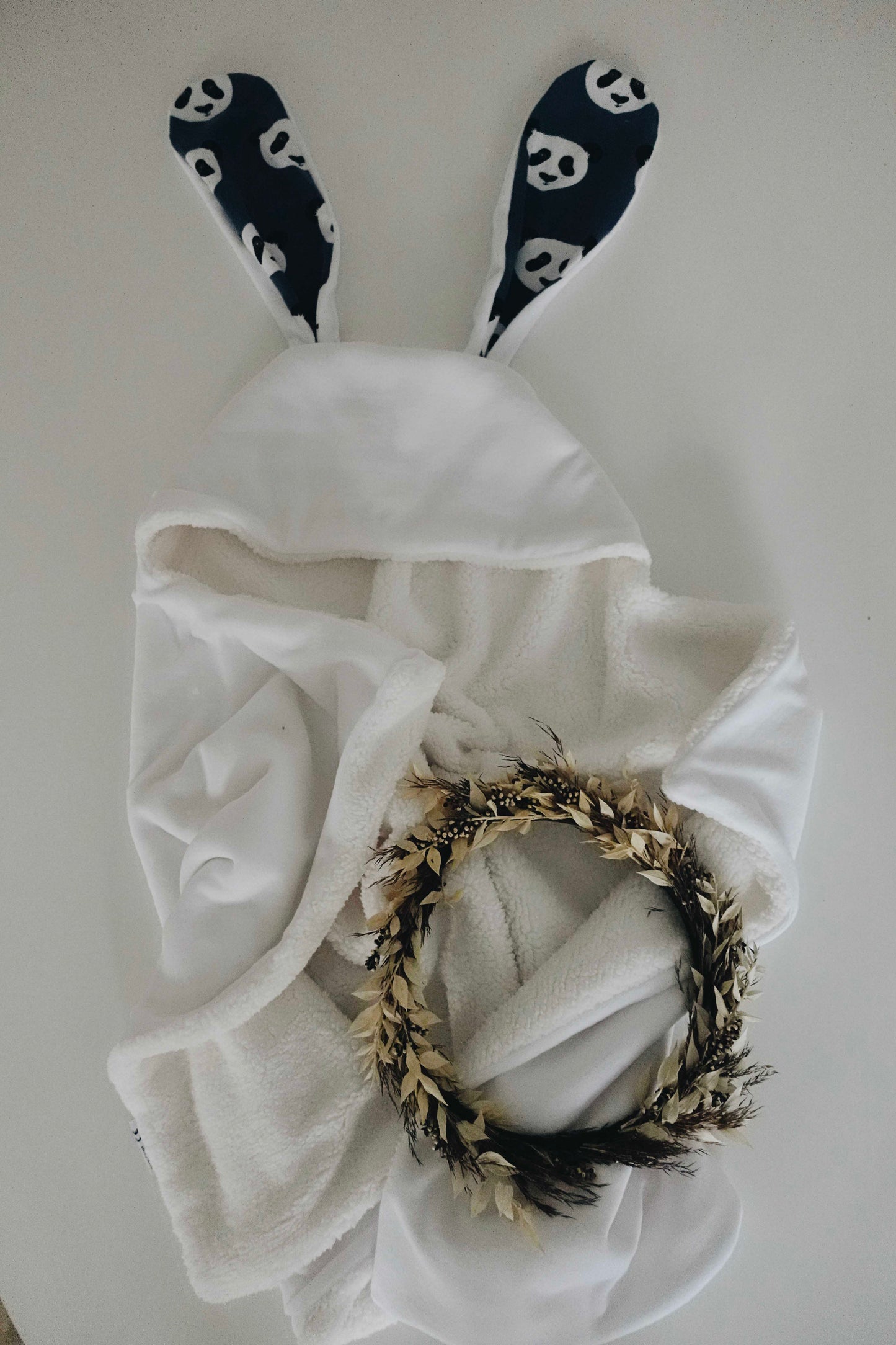 Plaid Velours - Pandas