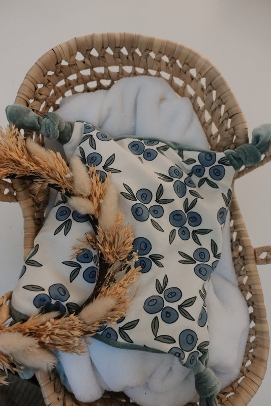 PROTOTYPE - Mini Bouillotte noyaux de cerise Velours - Blueberries