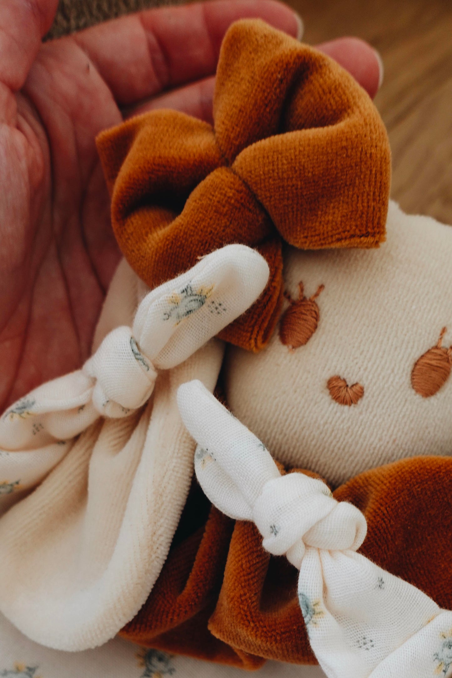 Doudou Mousseline Monceau Bleu