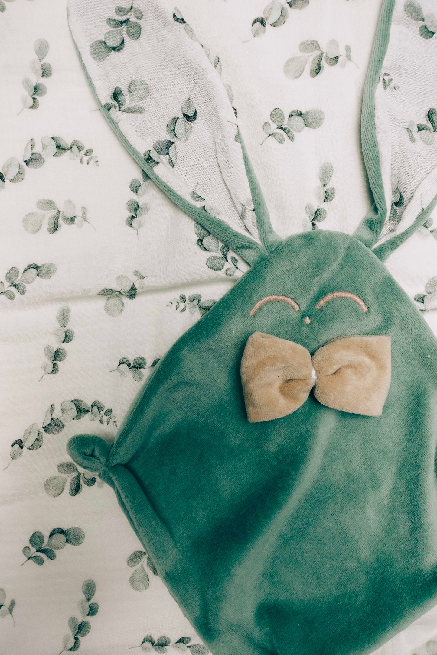 PROTOTYPE - Doudou Velours Mini - Eucalyptus