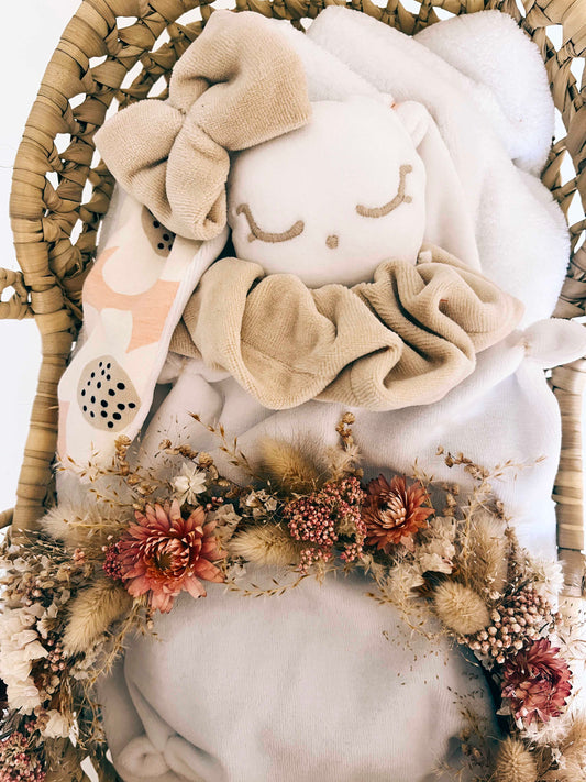 Bouillotte noyaux de cerise velours - Bloom Bloom Pink