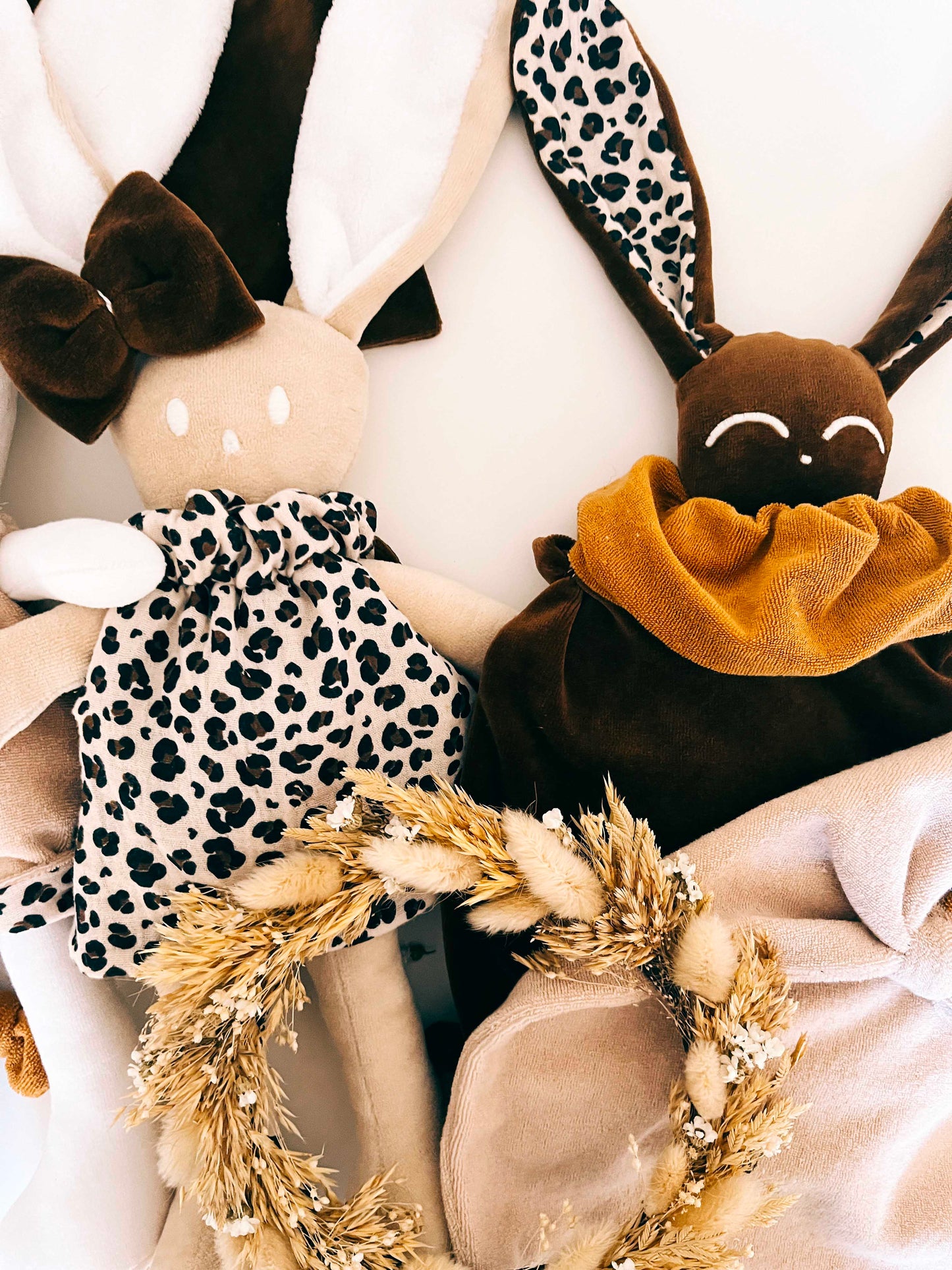 Bouillotte noyaux de cerise velours - Mia